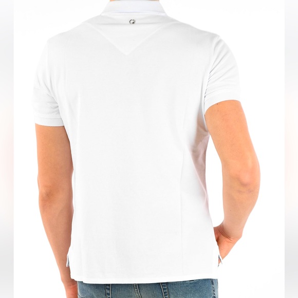 Just Cavalli Metallic Logo Polo Large EUC - Picture 2 of 9